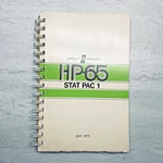 Hp-65 Stat Pac 1 Manual (only) Hewlett Packard 1975. Fixed Price $47.99.