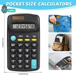 ** New Pocket Mini Black Calculator 8-digit Lcd Solar & Battery Powered. Fixed Price $14.99.