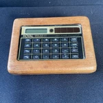 Vintage Royal Solar 40 Desk Calculator Wood Case Retro 1970s. Fixed Price $39.99.