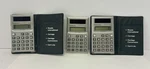 3-panasonic Je-366u Solar Calculators, 2 W/carriage Inc,millersburg Indiana Work. Fixed Price $19.95.