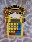 Vintage Radio Shack Ec-351 Child's Learning Monkey Calculator 65-825 Yellow (d7). Fixed Price $10.00.