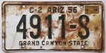 Arizona 1956 1958 Truck License Plate Graham County Original Paint Dmv Clear. Fixed Price $99.95.