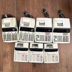 Sharp El-1197p Iii El-1801v Canon Mp11dx 12-digit Electronic Printing Calculator. Fixed Price $199.99.