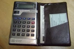 Sharp Elsi Mate El-8128 Pocket Calculator. Fixed Price $49.00.