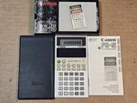 Canon Fs-5 Solar Credit Card Vintage Calculator Mint In Box - Tested Working. Fixed Price $42.50.