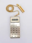 Sharp Calculator El-8061 Gold Clock Alarm Pocket. Fixed Price $45.00.