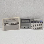 Vintage Casio Ta-1000 Calculator & Clock With Manual - Talking Works. Fixed Price $58.41.