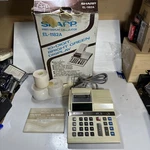 Vintage Sharp Calculator El-1182a With Box And Paper. Fixed Price $22.46.