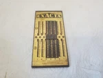Vintage Exacta Metal Hand Operated Calculator 4-1/2" X 2-1/4". Fixed Price $24.99.