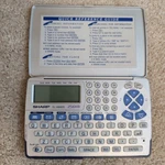 Sharp El-6890s Electronic Organizer. Fixed Price $18.99.