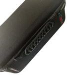 New Khanka Hard Travel Case Black 5.5x11x3.5 No Price Tag Vss3. Fixed Price $16.00.