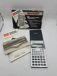 Sharp El-506p Vintage Scientific Calculator With Cover Manuals & Box Used. Fixed Price $29.95.