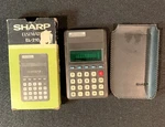 Vintage Sharp Elsi Mate El-210 Electronic Calculator W/ Case & Box Tested Works. Fixed Price $16.99.