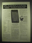 1977 Commodore Sr4190r Calculator Ad - You Can Be Using. Fixed Price $17.99.