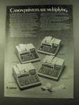 1973 Canon Calculator Ad - Mp142r Mp141 Mp1212 Mp1210. Fixed Price $17.99.