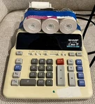Sharp Electronic Calculator El-1197g Iii 10-digit Printing Gt Function Large Key. Fixed Price $24.99.