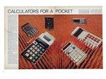 Pocket Calculator Print Ad Cannon Bowmar Rapidman 800 Hp 2 Page Magazine 1970s. Fixed Price $14.99.