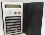 Sharp Elsi Mate El-8130a Lcd Pocket Calculator Vintage In Original Leather Case. Fixed Price $16.00.