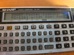 Vintage Sharp Pocket Computer Pc-1261 Very Rare. Fixed Price $329.99.