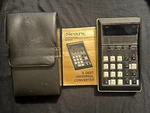 Sears Electronic Slide Rule Calculator W/case And Manual Model 801.58770 Sfh. Fixed Price $20.00.
