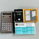 Vintage Sharp Elsi Mate Calculator El-5806 W/ Manual Box & Papers Tested Works. Fixed Price $34.99.