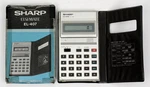 Vtg Sharp Elsi Mate El-407 Calculator W Case Box-works. Fixed Price $29.95.