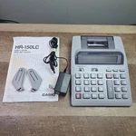 Vtg Casio Printing Calculator Hr-150lc 2 Color No Box. Fixed Price $19.95.