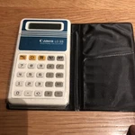 Canon Lc-33 Electronic Calculator In Gray Case. Fixed Price $14.99.