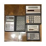 Casio Sl-100w & Radio Shack Ec-416 Ec-4013 Vintage Calculators Lot. Fixed Price $28.00.