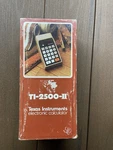 Vintage Texas Instruments Ti-2500-ii Red Led Electronic Calculator Tested W Box. Fixed Price $45.00.