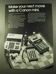 1973 Canon Calculator Ad - L800, Palmtronic Le-80. Fixed Price $17.99.