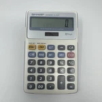 Sharp Elsimate El-334f 10-digit Twin Power Desktop Tax Solar Calculator. Fixed Price $11.99.