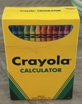 Vintage Crayola Calculator Crayon Box Fold Out Large Keys Untested. Fixed Price $21.99.