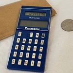 Vintage Panasonic Solar Battery Mini Calculator & Case Modle Je-36ou Blue Japan. Fixed Price $9.97.
