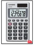 Casio Hs-8va Mini 6-function Calculator Large 8-digit Lcd Display S. Fixed Price $6.58.