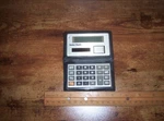 Vintage Radio Shack Calculator Ec-416 Dual Powered Solar Battery W/cover Working. Fixed Price $10.00.
