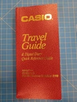 Vintage 1990 Casio Travel Guide Digital Diary Quick Reference Book Birnbaum Usa. Fixed Price $19.99.