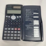 Casio Fx-115ms S-vpam Scientific Solar Calculator With Cover Tested And Working. Fixed Price $13.50.