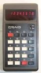 Vintage Craig Calculator Tested Working Clean Model # 4509b Japan Red Light. Fixed Price $9.99.