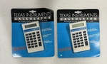 Vintage Texas Instruments Ti 502 Blue Everyday Calculator New Sealed (lot Of 2). Fixed Price $13.95.