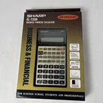 Sharp El-733a Business Financial Calculator Large Display & Keys Handbook Manual. Fixed Price $26.99.