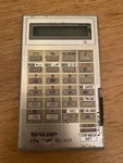 1980s Vintage Calculator. Sharp El-401. Fixed Price $17.88.