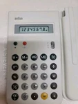 Braun Et55 Calculator - Rare White Original Vintage With Box , Cover And Manual.. Fixed Price $299.99.