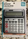 Pen + Gear 12 Digit Large Display Desktop Calculator Gray - Desk Office School. Fixed Price $10.97.