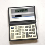 Vintage Texas Instruments Ti-1775 Calculator Fold Over Case Solar Works Great. Fixed Price $9.95.