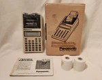 Vintage Panasonic Electronic Printing Calculator Je-610p - Original Box. Fixed Price $12.95.