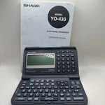 Sharp Yo-430 64kb Personal Information Organizer 20x4 Line Display Untested. Fixed Price $19.97.