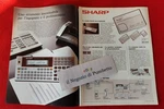 Advertising Italian Pubblicit Werbung : Sharp Pc 1450 ( 1985 ). Fixed Price $16.32.