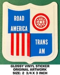 Road America Trans Am - Glossy Vinyl Decal Sticker Scca Vintage Race Track. Fixed Price $7.89.