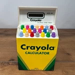 Vintage Crayola Crayon Box Calculator Advanced Concepts 1994 Rare New Battery. Fixed Price $44.99.